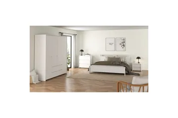 Varun Sengebord 52 cm - Hvit - Møbler - Bord - Avlastningsbord & sidobord - Sengebord & nattbord