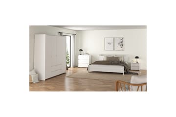 Varun Sengebord 52 cm - Hvit - Møbler - Bord - Avlastningsbord & sidobord - Sengebord & nattbord