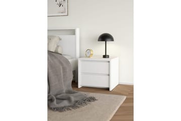 Varun Sengebord 52 cm - Hvit - Møbler - Bord - Avlastningsbord & sidobord - Sengebord & nattbord