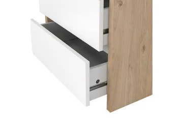 Varun Sengebord 52 cm - Hvit - Møbler - Bord - Avlastningsbord & sidobord - Sengebord & nattbord