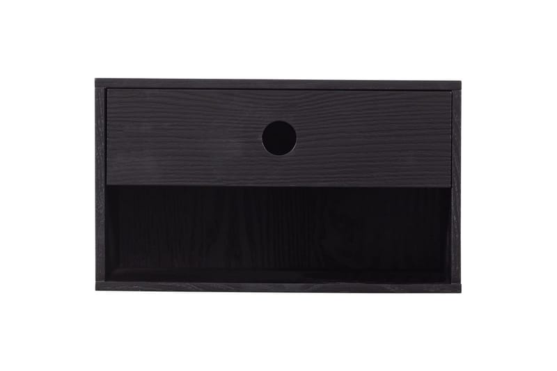 Vegghengt nattbord Nancy - Svart - Møbler - Bord - Avlastningsbord & sidobord - Sengebord & nattbord