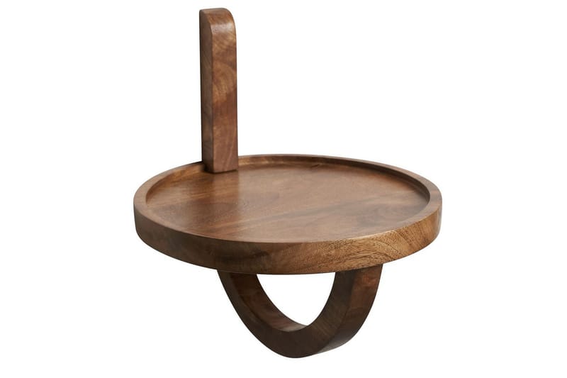 Vegghylle Wohnling Rundt heltre veggmontert nattbord i landstil - Møbler - Bord - Avlastningsbord & sidobord - Sengebord & nattbord