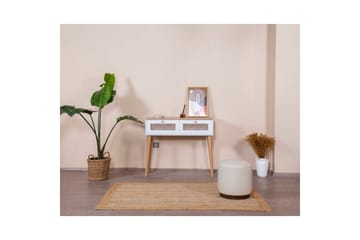 Velin Konsollbord 95 cm - Mellomfarget tre/Hvit - Møbler - Bord - Avlastningsbord & sidobord - Konsollbord & gangbord
