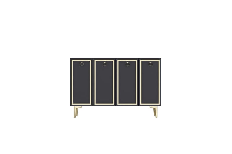 Velorae Konsollbord 120 cm - Antrasitt/Gull - Møbler - Bord - Avlastningsbord & sidobord - Konsollbord & gangbord