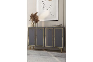 Velorae Konsollbord 120 cm - Antrasitt/Gull - Møbler - Bord - Avlastningsbord & sidobord - Konsollbord & gangbord