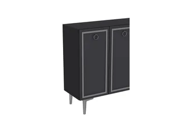 Velorae Konsollbord 120 cm - Antrasitt/Sølv - Møbler - Bord - Avlastningsbord & sidobord - Konsollbord & gangbord