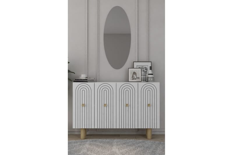 Velorae Konsollbord 120 cm - Hvit - Møbler - Bord - Avlastningsbord & sidobord - Konsollbord & gangbord