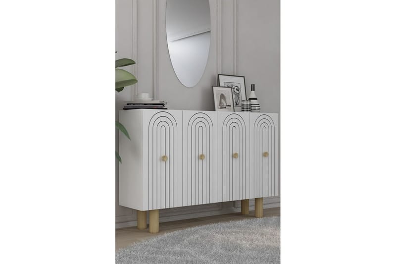 Velorae Konsollbord 120 cm - Hvit - Møbler - Bord - Avlastningsbord & sidobord - Konsollbord & gangbord