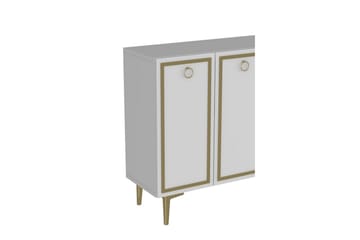 Velorae Konsollbord 120 cm - Hvit/Gull - Møbler - Bord - Avlastningsbord & sidobord - Konsollbord & gangbord