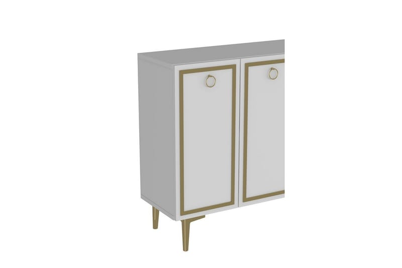 Velorae Konsollbord 120 cm - Hvit/Gull - Møbler - Bord - Avlastningsbord & sidobord - Konsollbord & gangbord