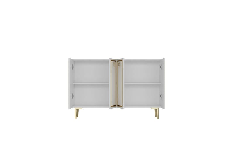 Velorae Konsollbord 120 cm - Hvit/Gull - Møbler - Bord - Avlastningsbord & sidobord - Konsollbord & gangbord