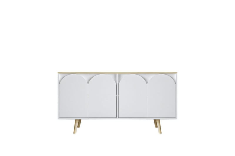 Venezia Konsollbord 150 cm, Brun/Hvit