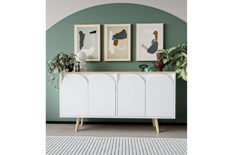 Venezia Konsollbord 150 cm - Brun/Hvit - Møbler - Bord - Avlastningsbord & sidobord - Konsollbord & gangbord