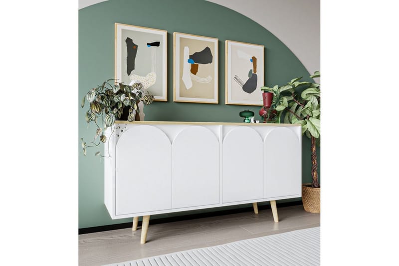 Venezia Konsollbord 150 cm - Brun/Hvit - Møbler - Bord - Avlastningsbord & sidobord - Konsollbord & gangbord