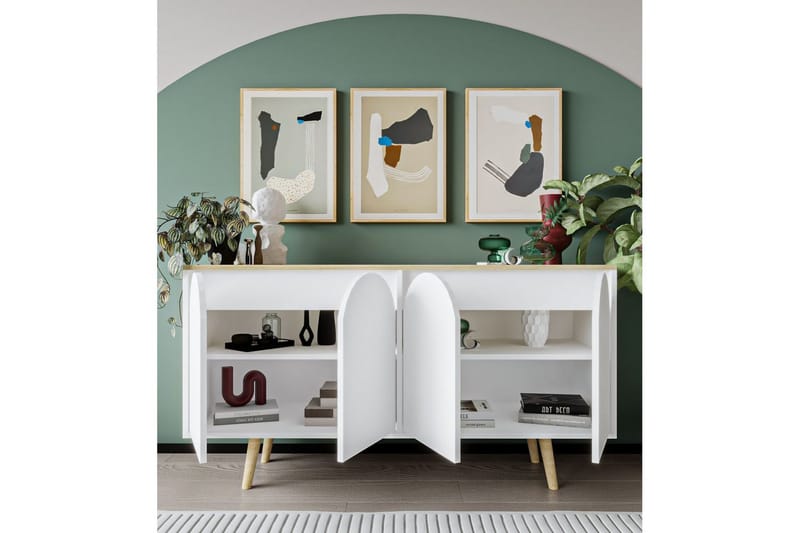 Venezia Konsollbord 150 cm - Brun/Hvit - Møbler - Bord - Avlastningsbord & sidobord - Konsollbord & gangbord