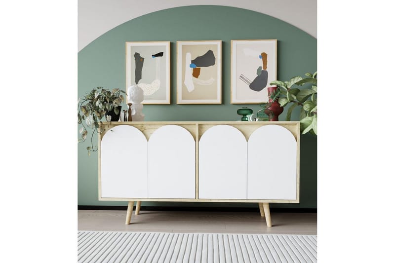 Venezia Konsollbord 150 cm - Brun/Hvit - Møbler - Bord - Avlastningsbord & sidobord - Konsollbord & gangbord