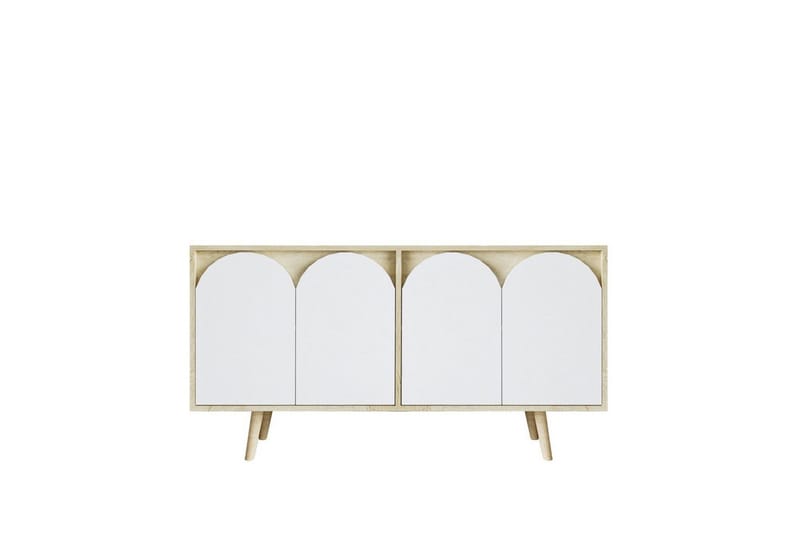 Venezia Konsollbord 150 cm, Brun/Hvit