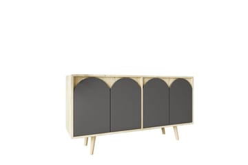 Venezia Konsollbord 150x150 cm - Brun/Antrasitt - Møbler - Bord - Avlastningsbord & sidobord - Konsollbord & gangbord