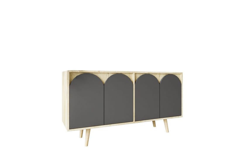 Venezia Konsollbord 150x150 cm - Brun/Antrasitt - Møbler - Bord - Avlastningsbord & sidobord - Konsollbord & gangbord