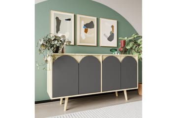 Venezia Konsollbord 150x150 cm - Brun/Antrasitt - Møbler - Bord - Avlastningsbord & sidobord - Konsollbord & gangbord