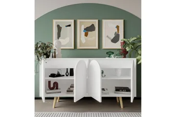 Venezia Konsollbord 150x150 cm - Hvit - Møbler - Bord - Avlastningsbord & sidobord - Konsollbord & gangbord