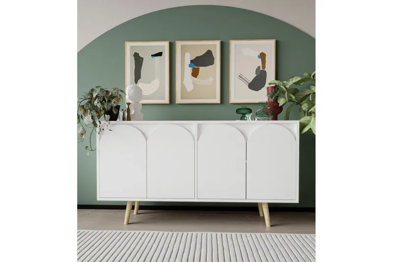 Venezia Konsollbord 150x150 cm - Hvit - Møbler - Bord - Avlastningsbord & sidobord - Konsollbord & gangbord