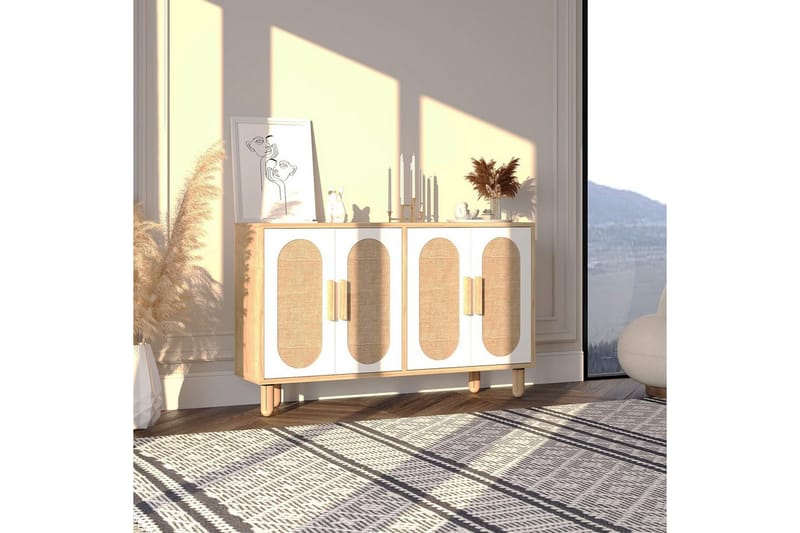 Veradia Konsollbord 120 cm - Eik/Valnøtt - Møbler - Bord - Avlastningsbord & sidobord - Konsollbord & gangbord