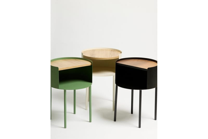 Veyric Sidebord 40 cm - Grønn - Møbler - Bord - Avlastningsbord & sidobord - Lampebord & sidebord