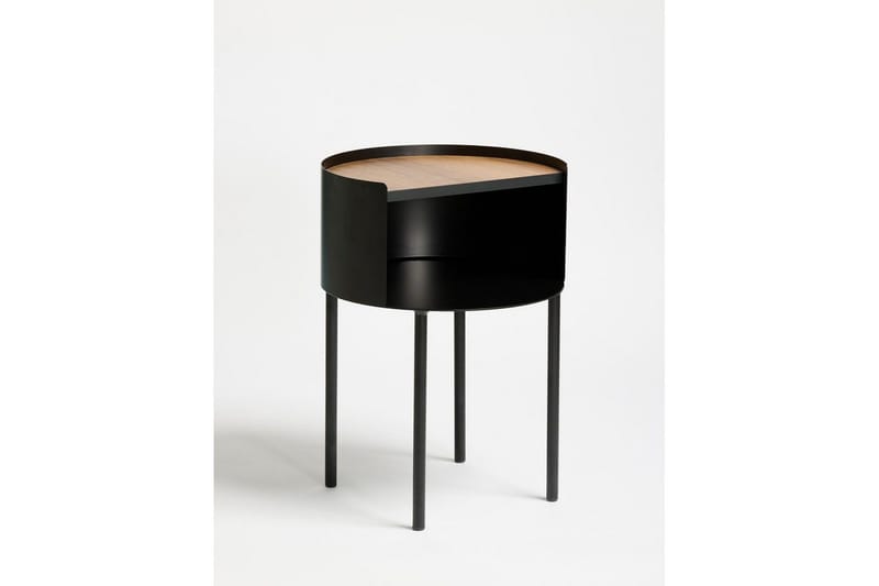 Veyric Sidebord 40 cm - Sort - Møbler - Bord - Avlastningsbord & sidobord - Lampebord & sidebord