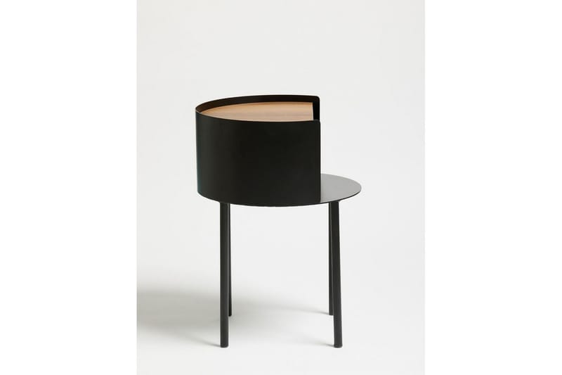 Veyric Sidebord 40 cm - Sort - Møbler - Bord - Avlastningsbord & sidobord - Lampebord & sidebord