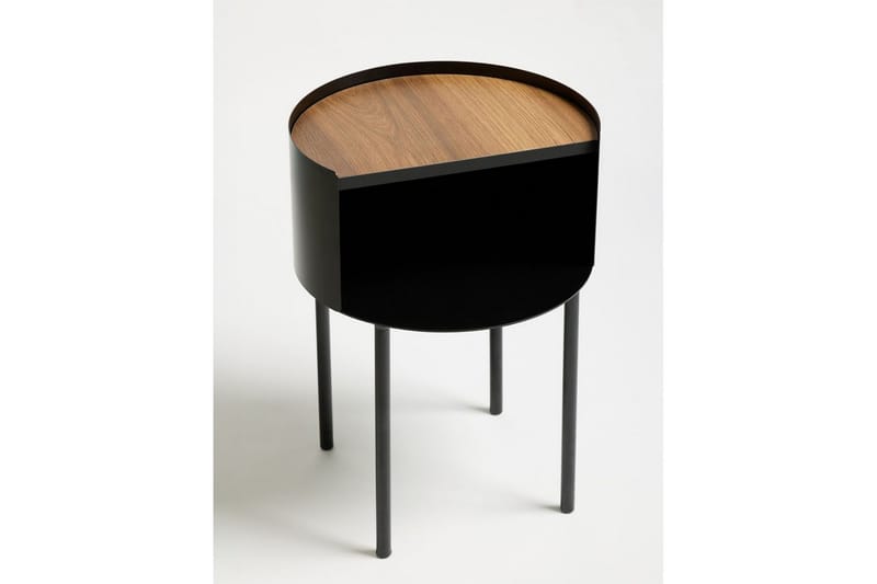 Veyric Sidebord 40 cm - Sort - Møbler - Bord - Avlastningsbord & sidobord - Lampebord & sidebord
