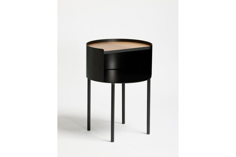 Veyric Sidebord 40 cm - Sort - Møbler - Bord - Avlastningsbord & sidobord - Lampebord & sidebord