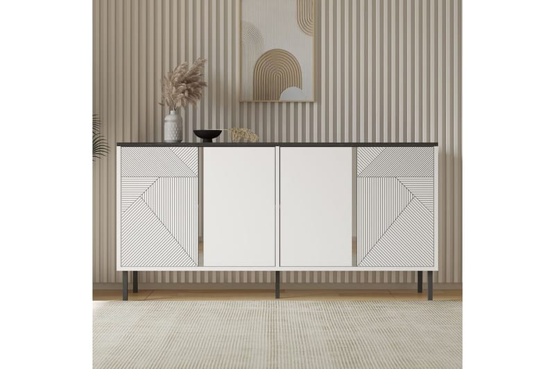 Veyricon Konsollbord 150 cm - Hvit - Møbler - Bord - Avlastningsbord & sidobord - Konsollbord & gangbord