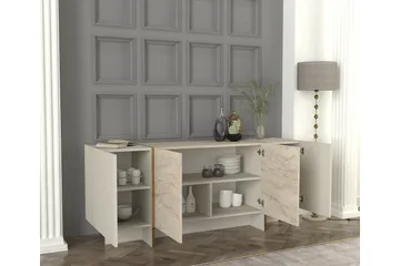 Veyron Konsollbord 180 cm - Beige/Sandstein - Møbler - Bord - Avlastningsbord & sidobord - Konsollbord & gangbord