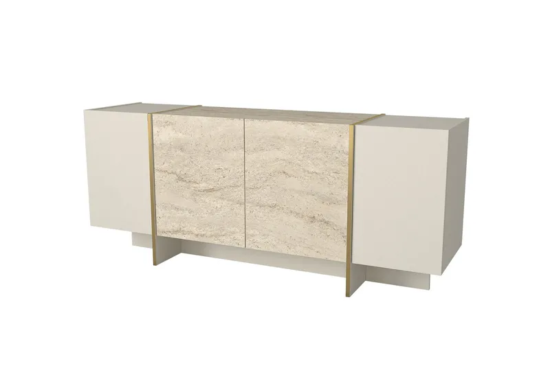 Veyron Konsollbord 180 cm - Beige/Sandstein - Møbler - Bord - Avlastningsbord & sidobord - Konsollbord & gangbord