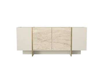 Veyron Konsollbord 180 cm - Beige/Sandstein - Møbler - Bord - Avlastningsbord & sidobord - Konsollbord & gangbord