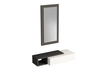 Vien Sidebord 82 cm - Antrasitt/Hvit - Møbler - Bord - Avlastningsbord & sidobord - Lampebord & sidebord
