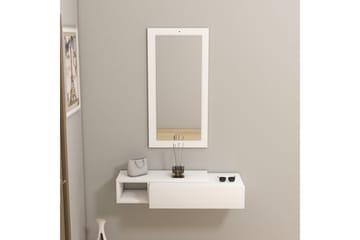 Vien Sidebord 82 cm - Hvit - Møbler - Bord - Avlastningsbord & sidobord - Lampebord & sidebord