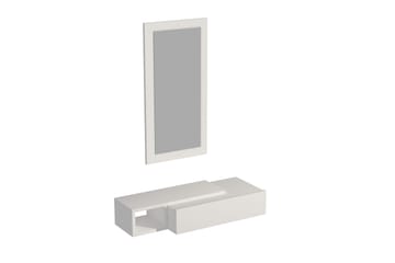 Vien Sidebord 82 cm - Hvit - Møbler - Bord - Avlastningsbord & sidobord - Lampebord & sidebord