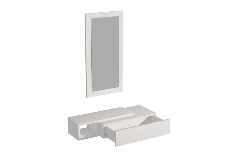 Vien Sidebord 82 cm - Hvit - Møbler - Bord - Avlastningsbord & sidobord - Lampebord & sidebord