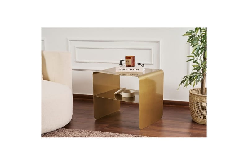 Vino Sidebord 45 cm - Gull - Møbler - Bord - Avlastningsbord & sidobord - Lampebord & sidebord