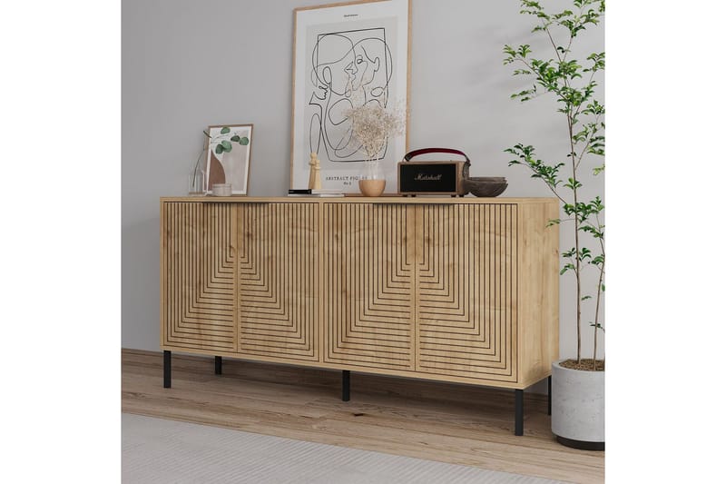 Vionis Konsollbord 150 cm - Eik - Møbler - Bord - Avlastningsbord & sidobord - Konsollbord & gangbord