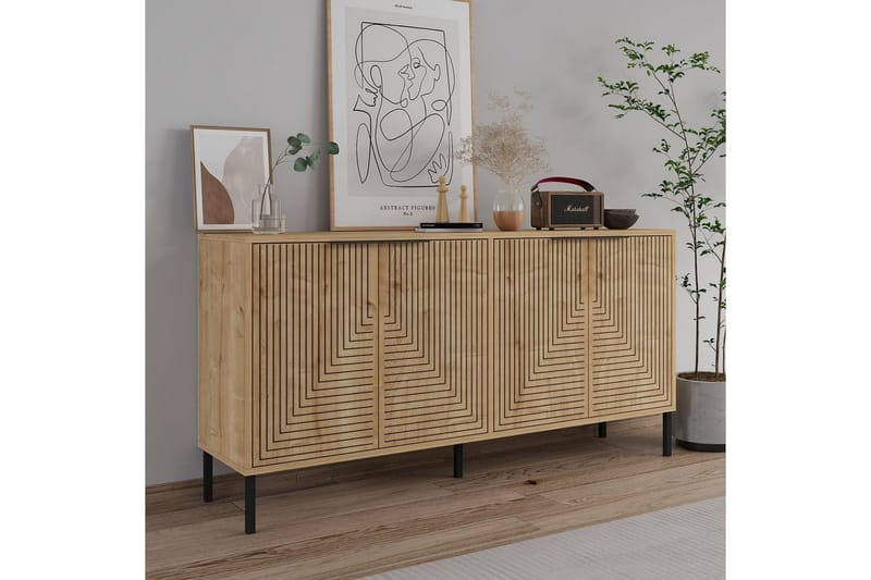 Vionis Konsollbord 150 cm - Eik - Møbler - Bord - Avlastningsbord & sidobord - Konsollbord & gangbord