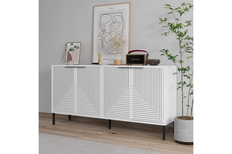 Vionis Konsollbord 150 cm - Hvit - Møbler - Bord - Avlastningsbord & sidobord - Konsollbord & gangbord