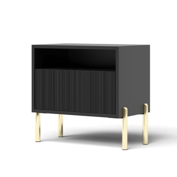 Virmani Nattbord 47 cm - Svart - Møbler - Bord - Avlastningsbord & sidobord - Sengebord & nattbord