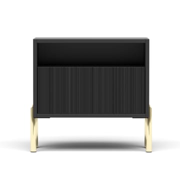 Virmani Nattbord 47 cm - Svart - Møbler - Bord - Avlastningsbord & sidobord - Sengebord & nattbord