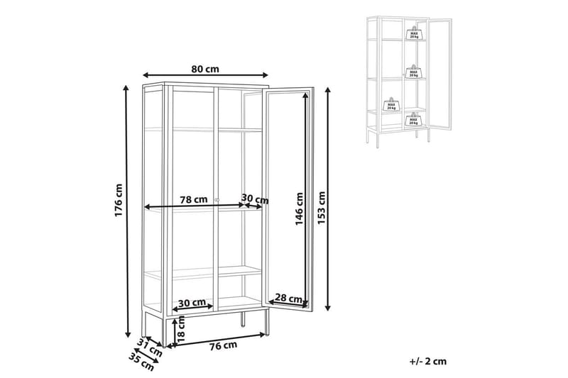 Vitrine Harty - Møbler - Bord - Avlastningsbord & sidobord - Konsollbord & gangbord