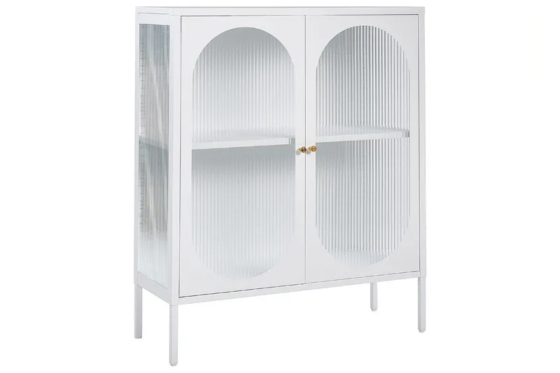 Vitrine Sarre Hvit, gull, Hvit, gull