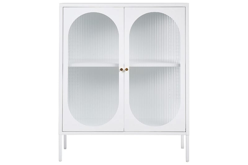 Vitrine Sarre Hvit, gull - Hvit, gull - Møbler - Bord - Avlastningsbord & sidobord - Konsollbord & gangbord