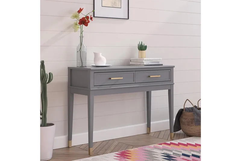 WesterleigH Konsollbord 105 cm Grå - CosmoLiving - Møbler - Bord - Avlastningsbord & sidobord - Konsollbord & gangbord